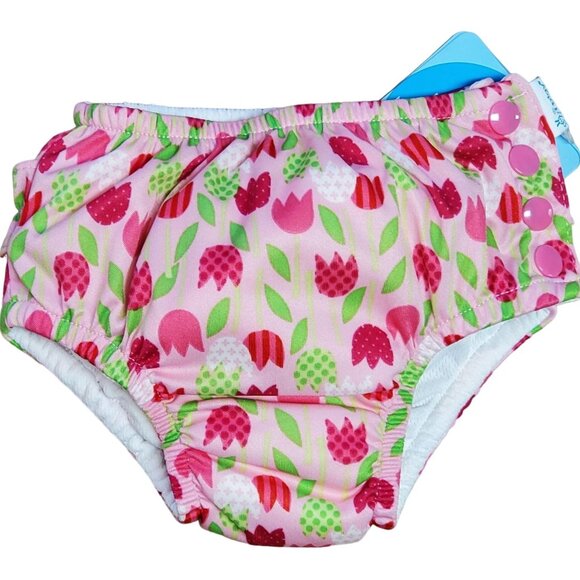 I-Play Swimsuit Diaper 12 Months Pink - Picture 1 of 6